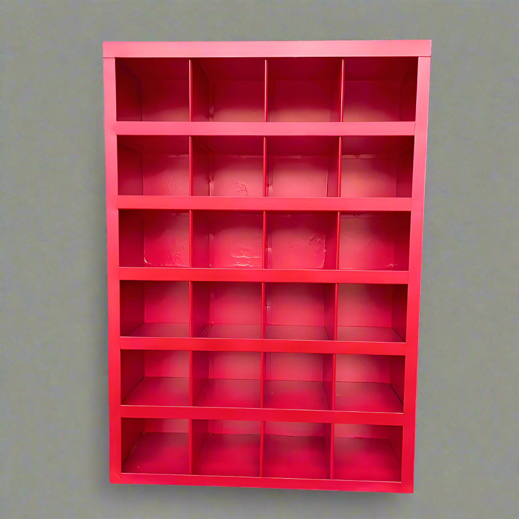 Metal Bolt Bin Organizer Cabinet – 24, 40, 72 & 96-Hole Steel Parts Storage for Garage, Workshop, or Industrial Use