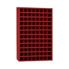 Metal Bolt Bin Organizer Cabinet – 24, 40, 72 & 96-Hole Steel Parts Storage for Garage, Workshop, or Industrial Use