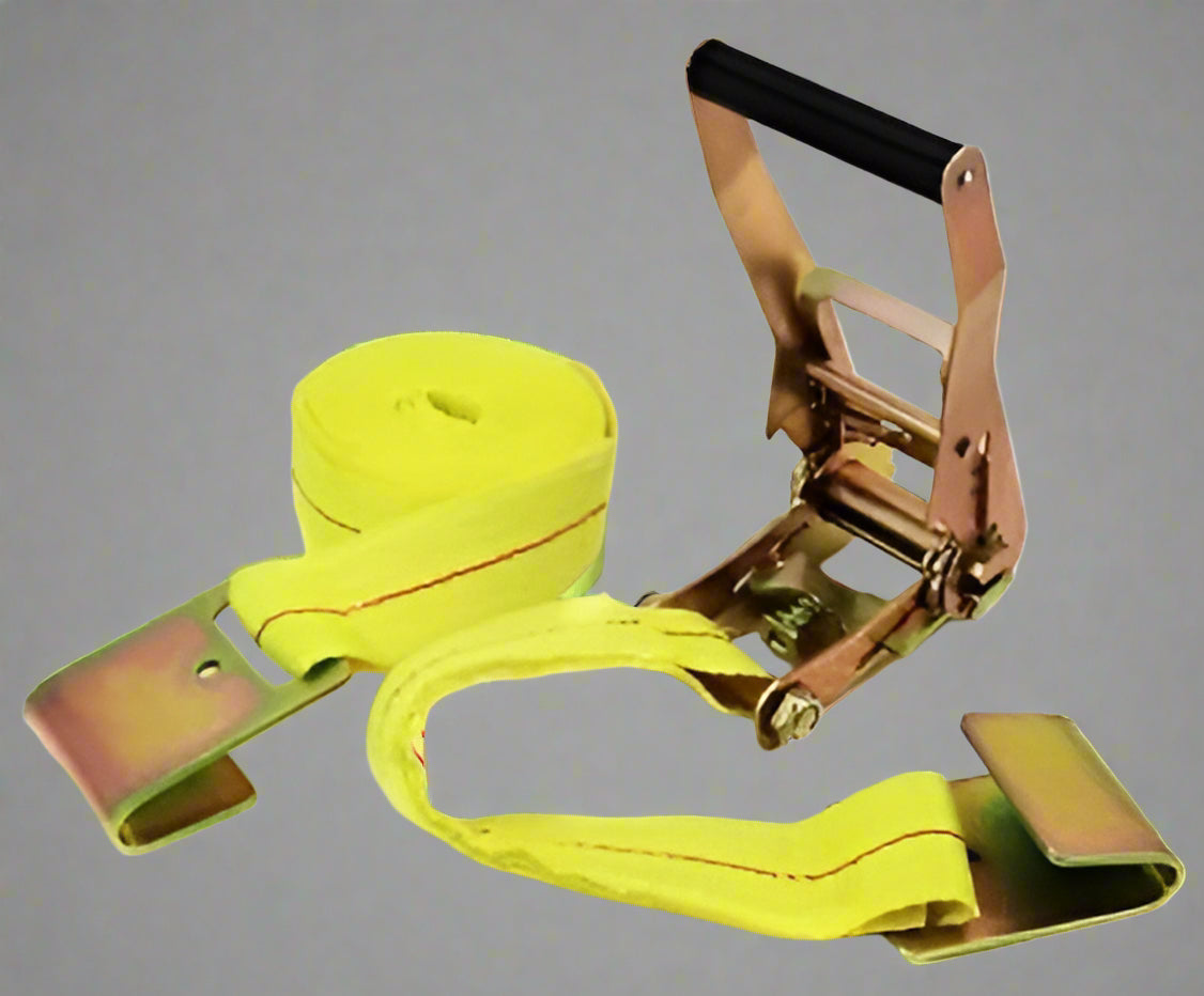 2" x 20 FT Heavy-Duty Ratchet Strap with Flat Hook – Cargo Securement | Model FS2209