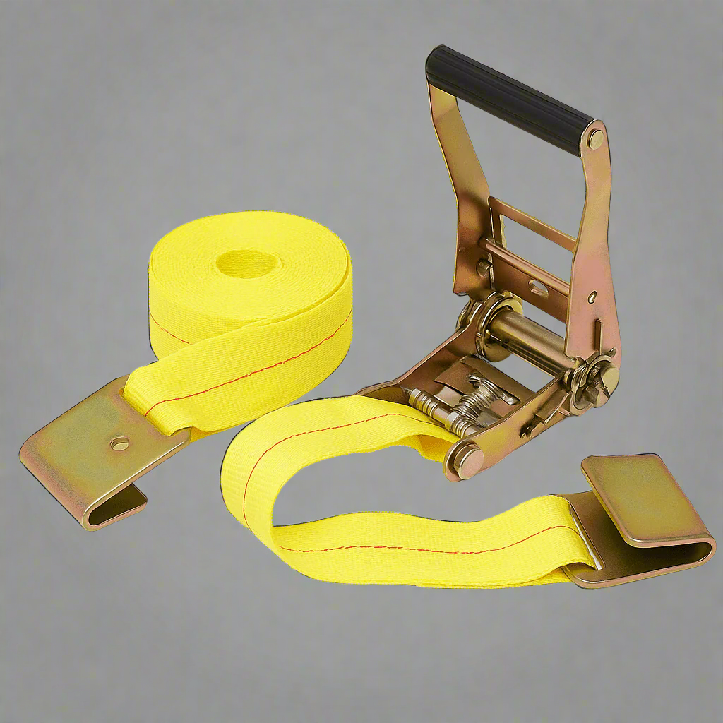 2" x 20 FT Heavy-Duty Ratchet Strap with Flat Hook – Cargo Securement | Model FS2209