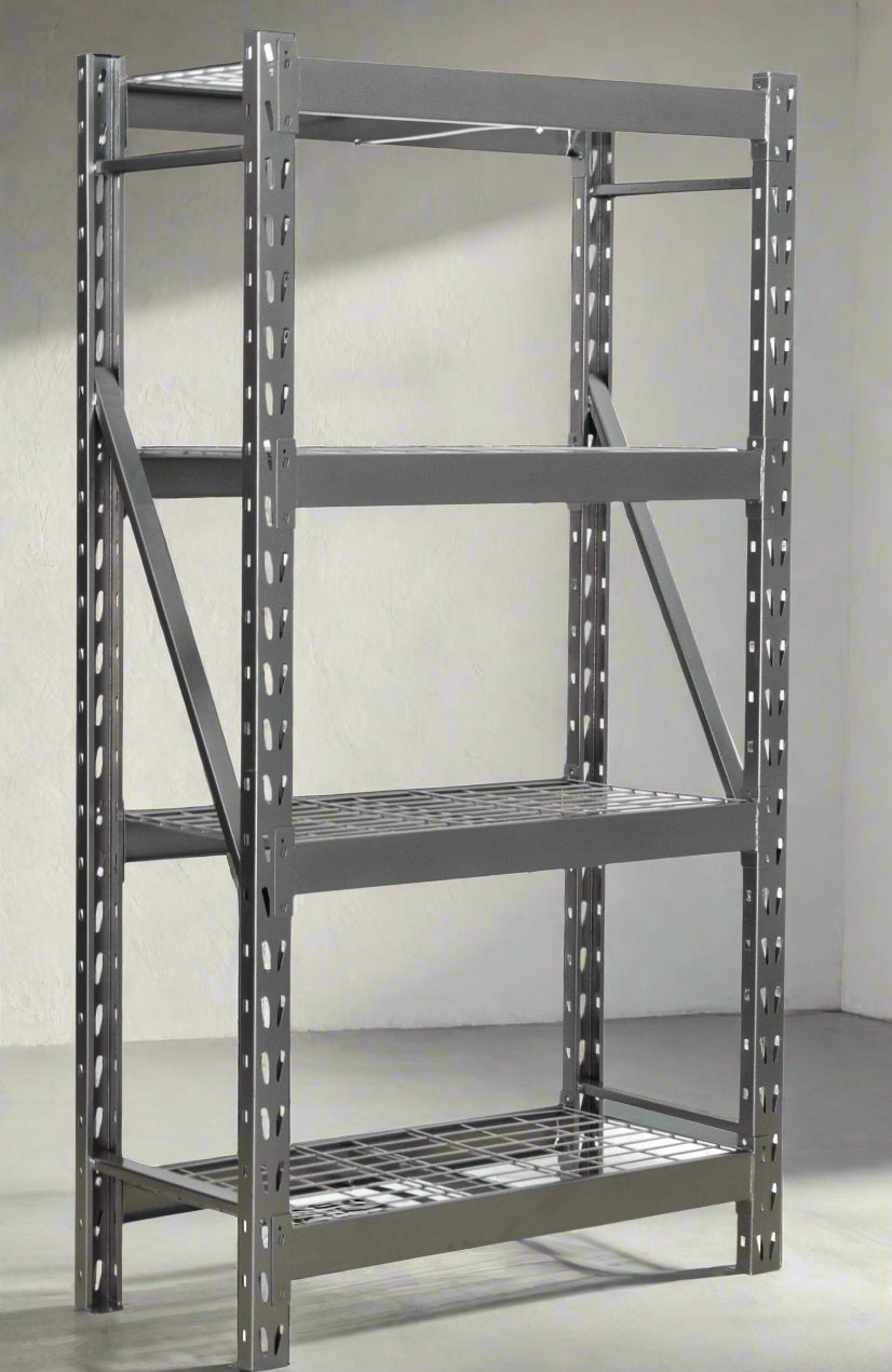 Steel Garage Storage Rack – 3, 4, 5-Tier Heavy-Duty Industrial Shelving Units