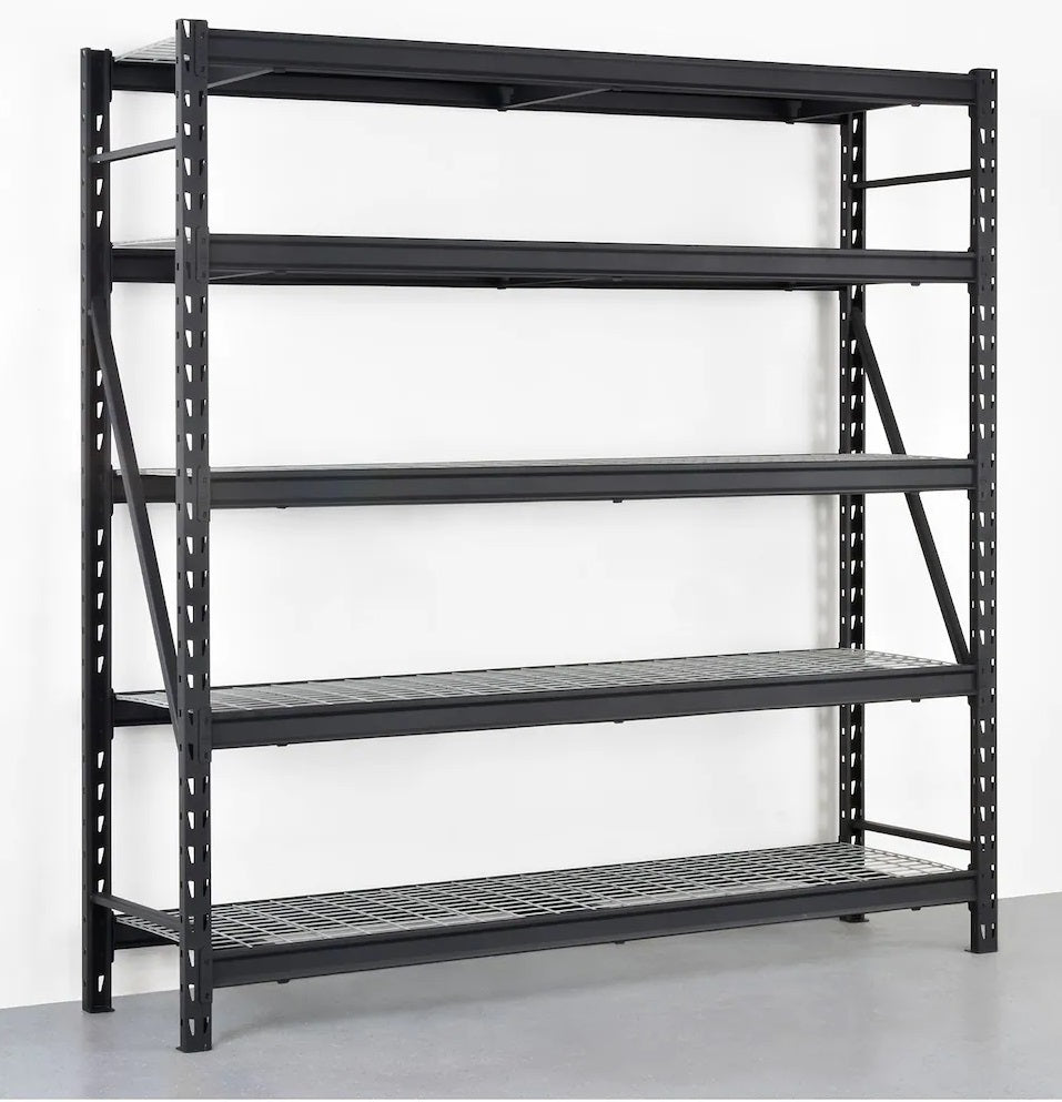 Steel Garage Storage Rack – 3, 4, 5-Tier Heavy-Duty Industrial Shelving Units