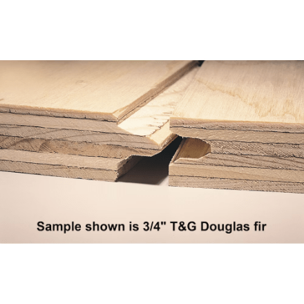 1/4" 3/8”, 1/2”, 3/4” 1" Pine and Oak Plywood Sheets – 4x8 FT Construction Grade | Tongue & Groove Options