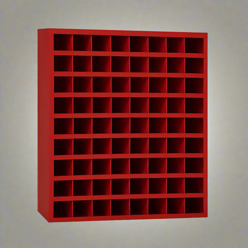 Metal Bolt Bin Organizer Cabinet – 24, 40, 72 & 96-Hole Steel Parts Storage for Garage, Workshop, or Industrial Use