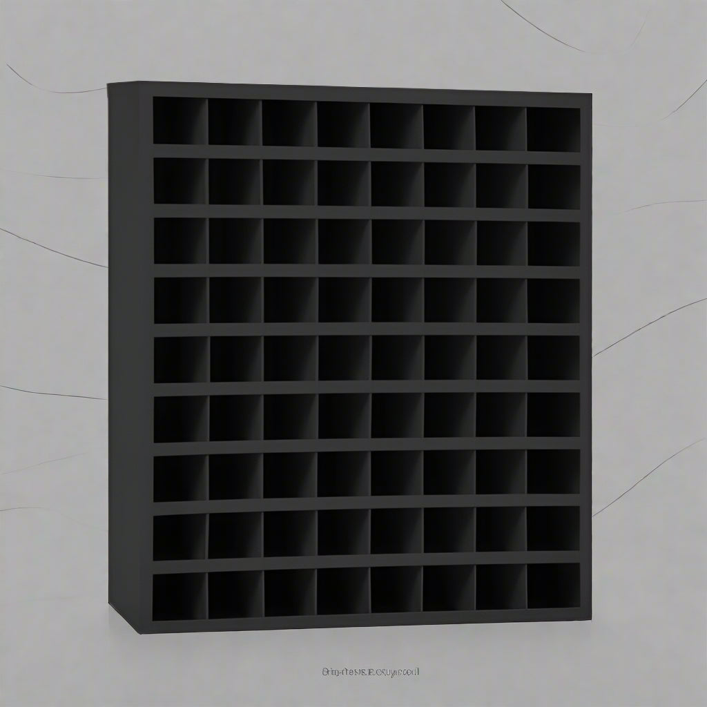 Metal Bolt Bin Organizer Cabinet – 24, 40, 72 & 96-Hole Steel Parts Storage for Garage, Workshop, or Industrial Use