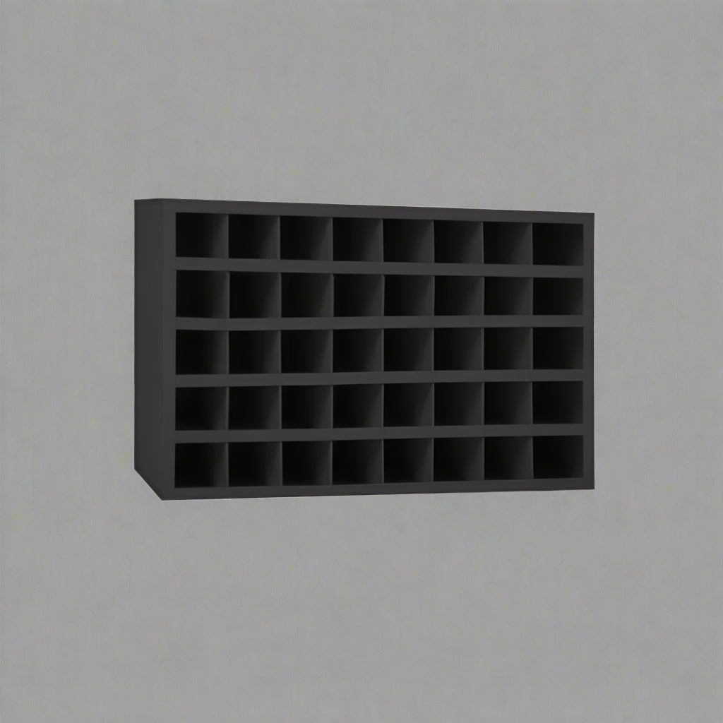 Metal Bolt Bin Organizer Cabinet – 24, 40, 72 & 96-Hole Steel Parts Storage for Garage, Workshop, or Industrial Use