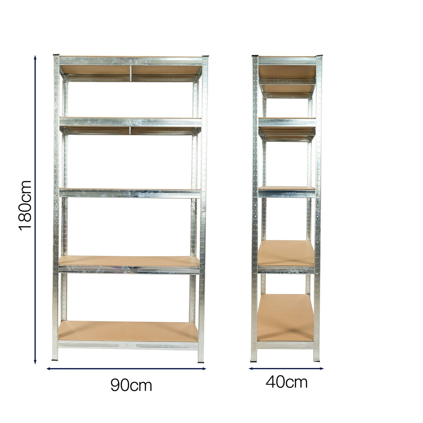 Galvanized 5-Layer Metal Shelving Unit – Heavy-Duty Garage Storage Rack, SKU: KN20524