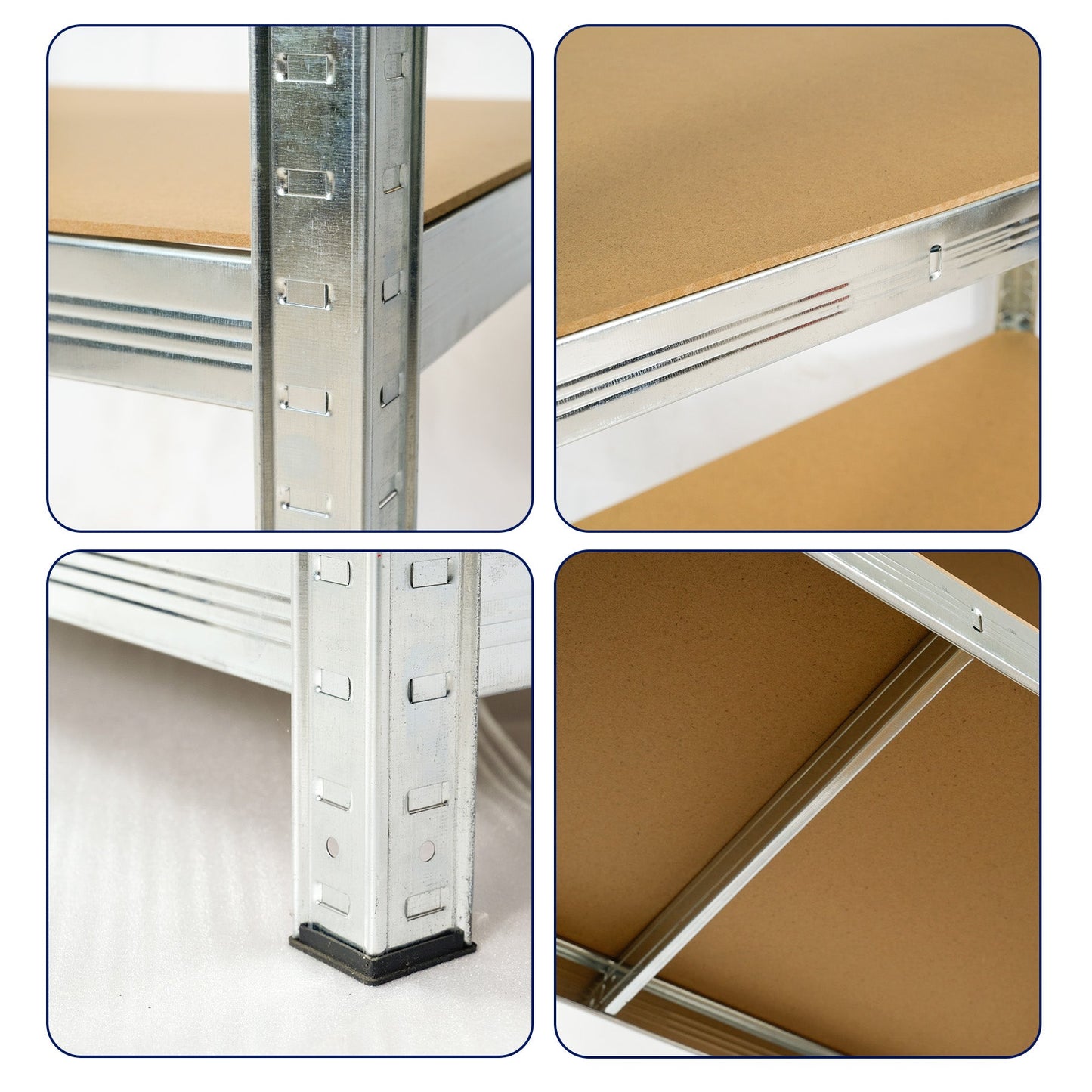 Galvanized 5-Layer Metal Shelving Unit – Heavy-Duty Garage Storage Rack, SKU: KN20524