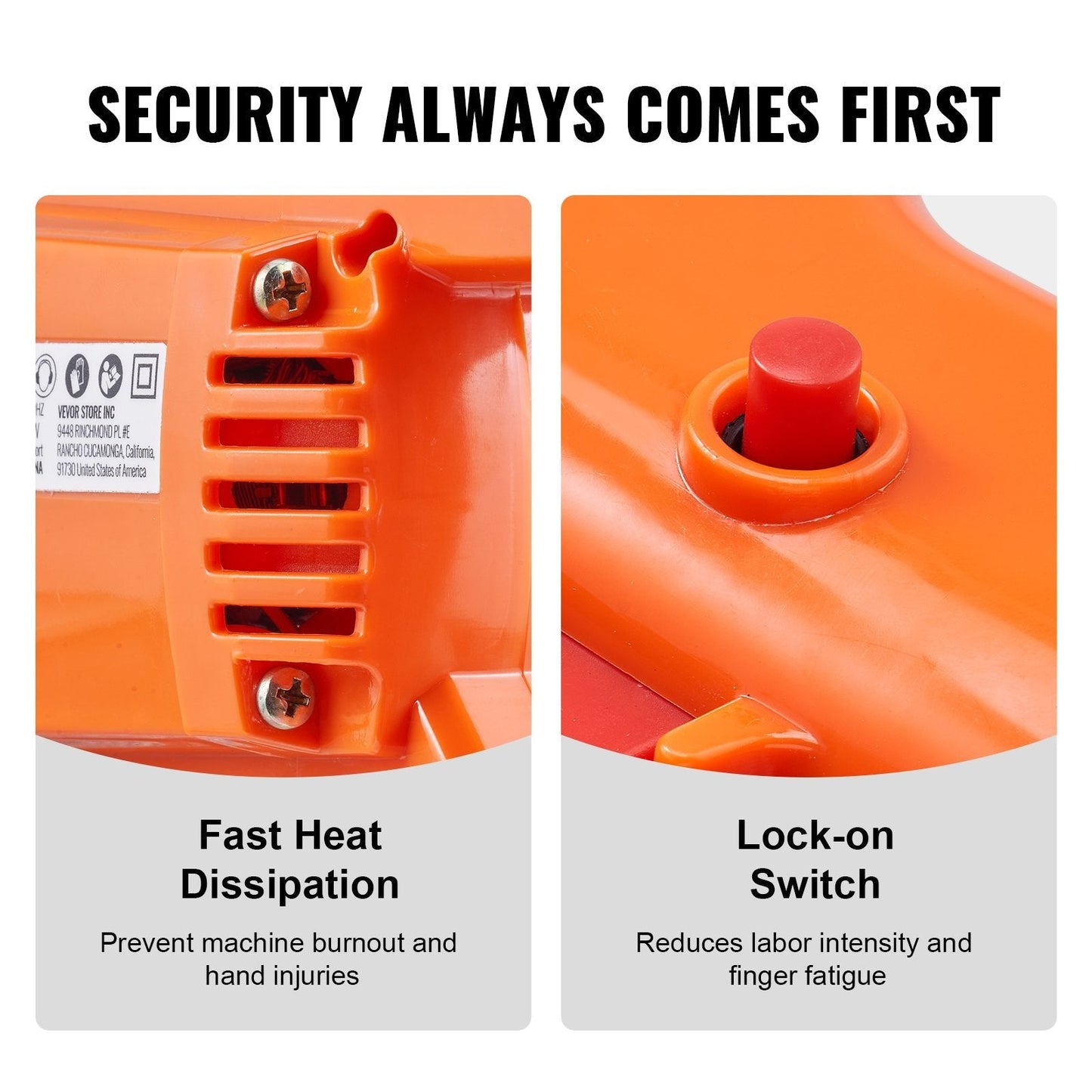 800W Handheld Concrete Vibrator – Electric Cement Bubble Remover Tool | 4256304