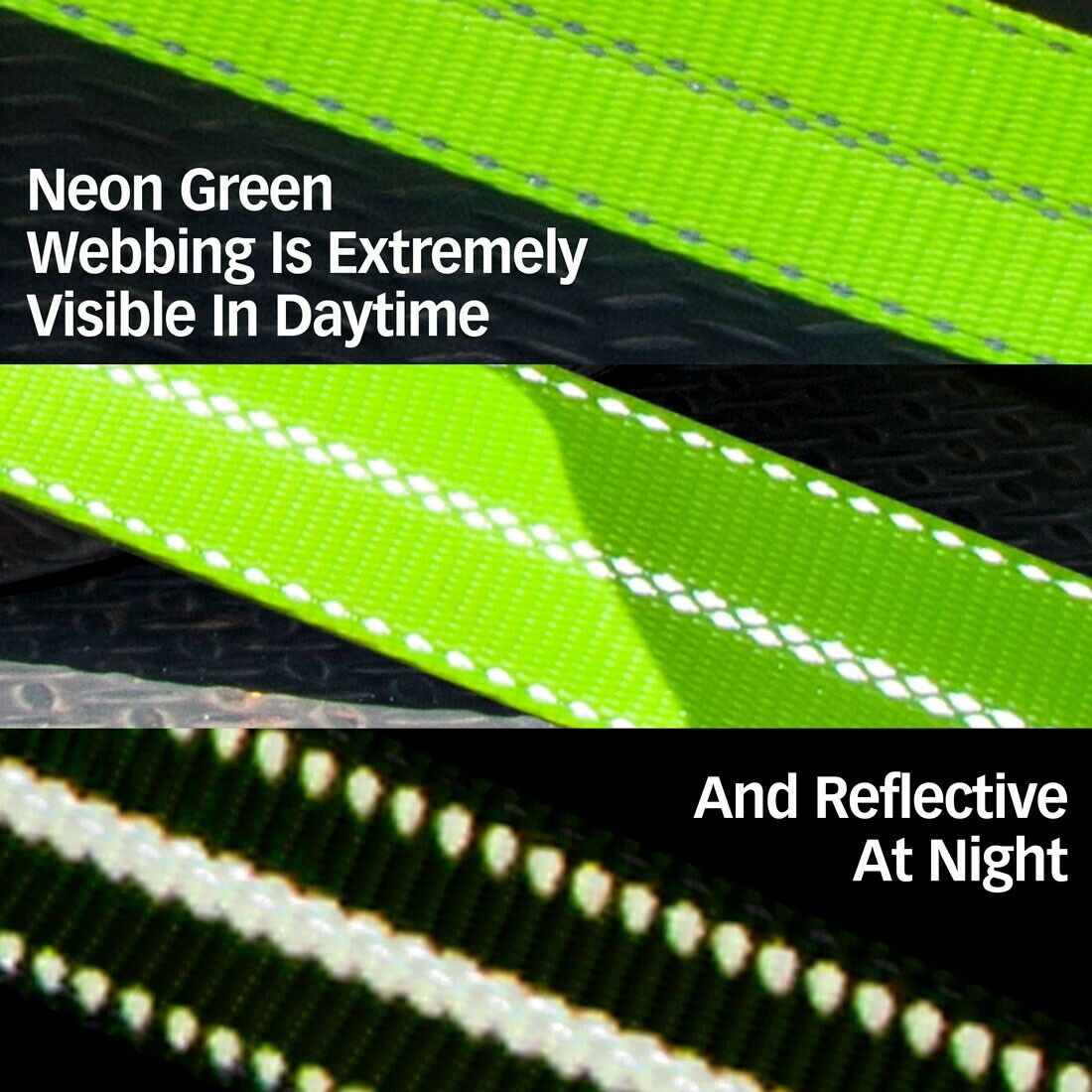 2” x 15FT Ratchet Tie Down Strap with Double J-Hooks – Neon Green – 3,300 lb Load Capacity RS1500