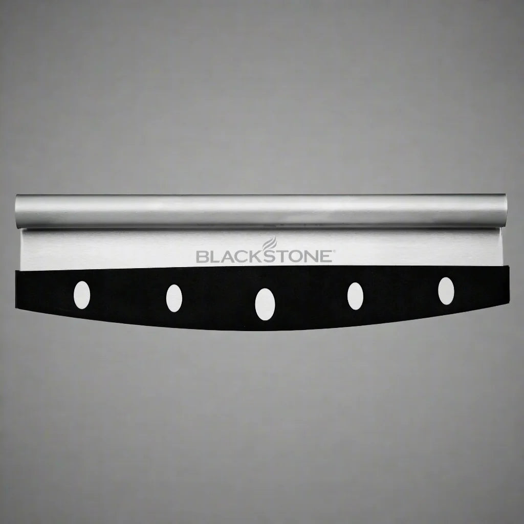 Stainless Steel Pizza Cutter Rocker Blade with Protective Cover – Commercial Kitchen Tool | SKU: PZ1003