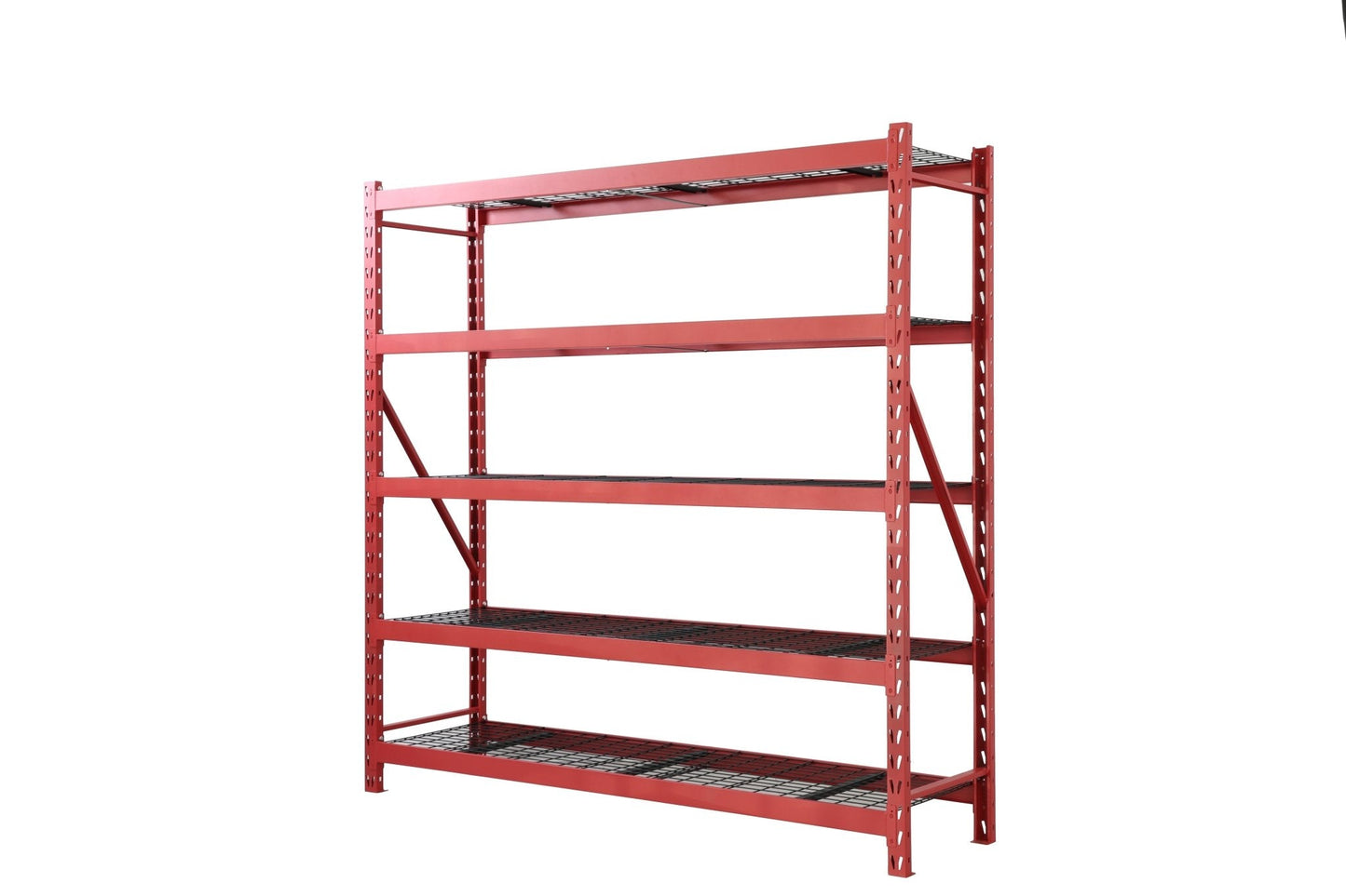 Steel Garage Storage Rack – 3, 4, 5-Tier Heavy-Duty Industrial Shelving Units