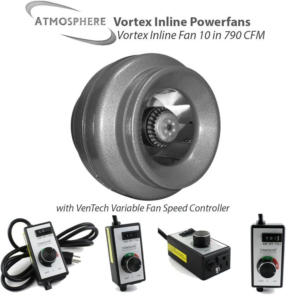 VORTEX 10" 790 CFM, 2.2a, 252w