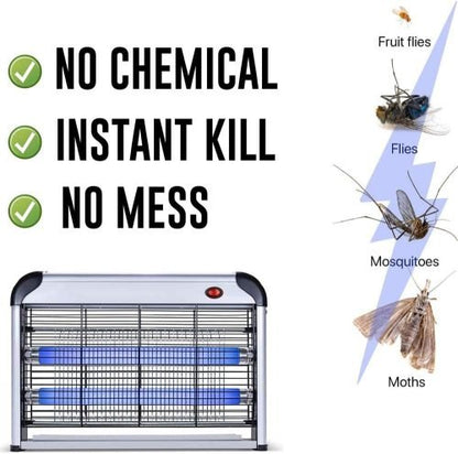 40W Electronic Bug Zapper – Indoor/Outdoor Insect & Fly Killer Trap for Home & Commercial Use | SKU: S1280