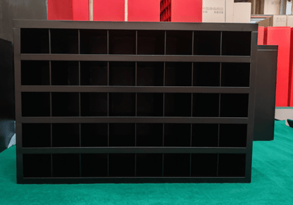 Metal Bolt Bin Organizer Cabinet – 24, 40, 72 & 96-Hole Steel Parts Storage for Garage, Workshop, or Industrial Use