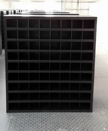 Metal Bolt Bin Organizer Cabinet – 24, 40, 72 & 96-Hole Steel Parts Storage for Garage, Workshop, or Industrial Use