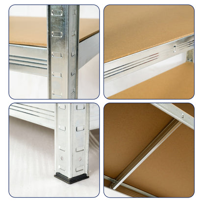 Galvanized 5-Layer Metal Shelving Unit – Heavy-Duty Garage Storage Rack, SKU: KN20524