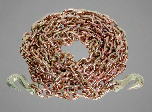 Grade 70 Transport Chains – 5/16", 3/8", 1/2" Sizes | DOT Approved | Bulk Pricing