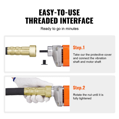 800W Handheld Concrete Vibrator – Electric Cement Bubble Remover Tool | 4256304